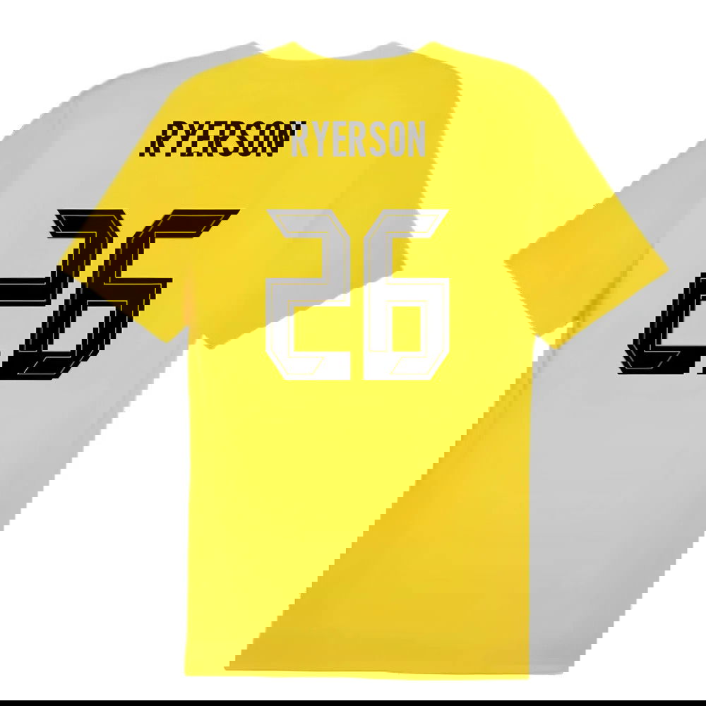 2024-2025 Borussia Dortmund Training Shirt (Yellow) (Ryerson 26)