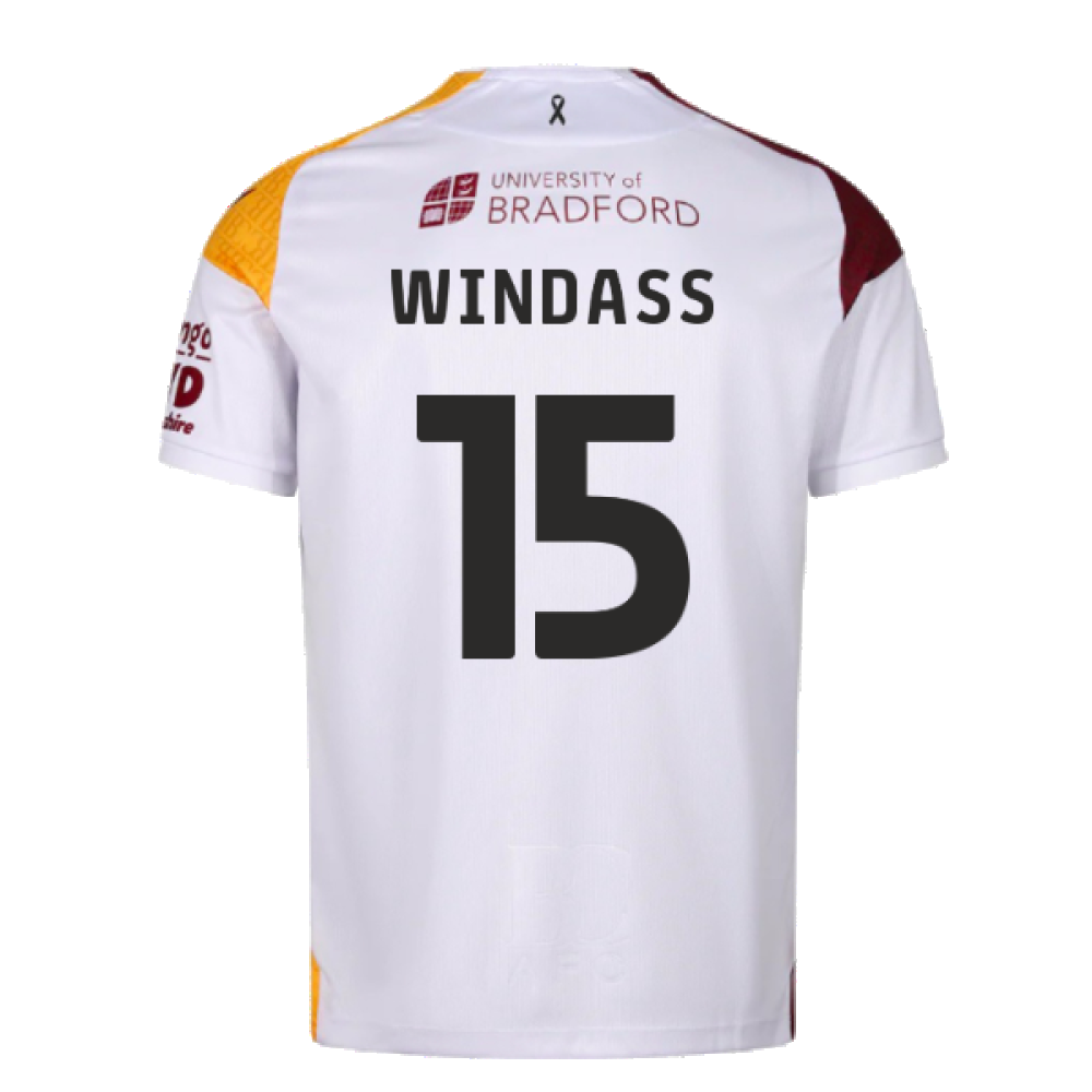 2024-2025 Bradford City Away Shirt (Windass 15)