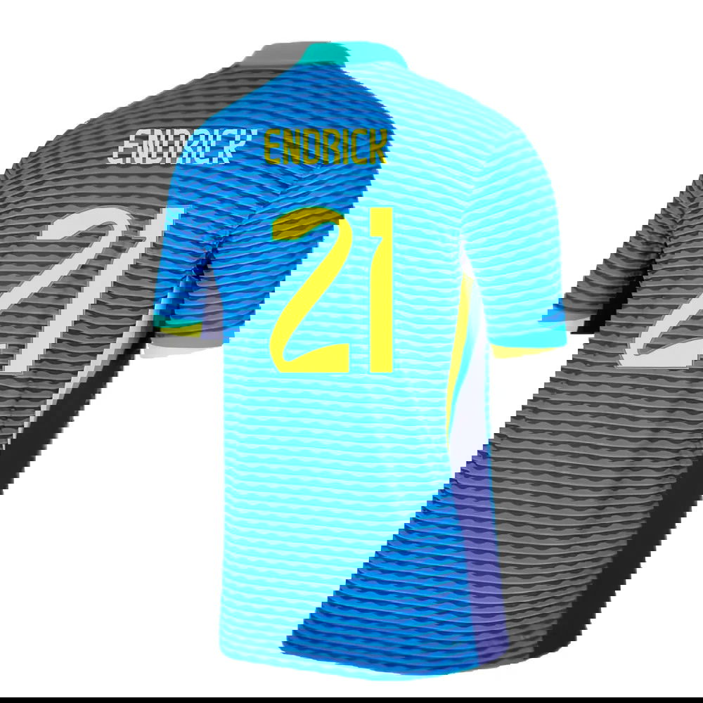 2024-2025 Brazil Away Dri-Fit ADV Match Shirt (Endrick 21)