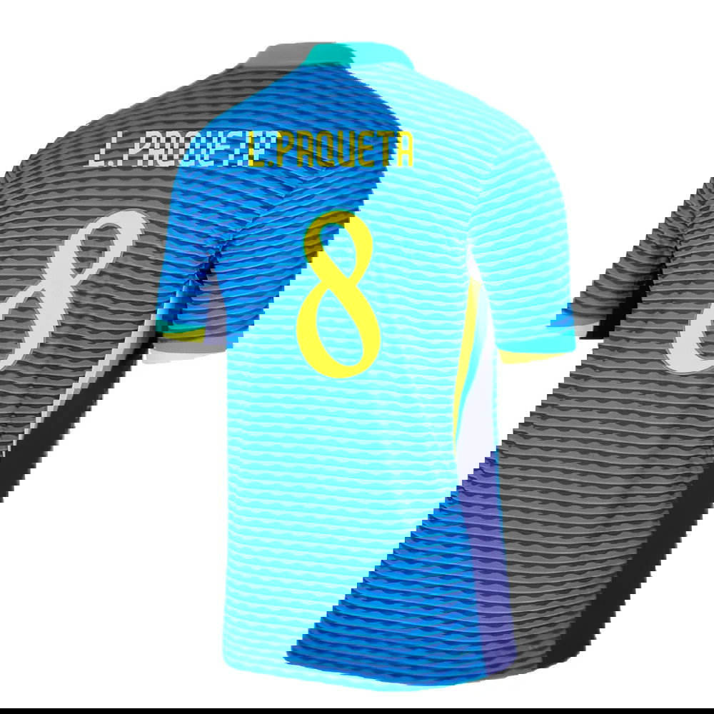 2024-2025 Brazil Away Dri-Fit ADV Match Shirt (L.Paqueta 8)
