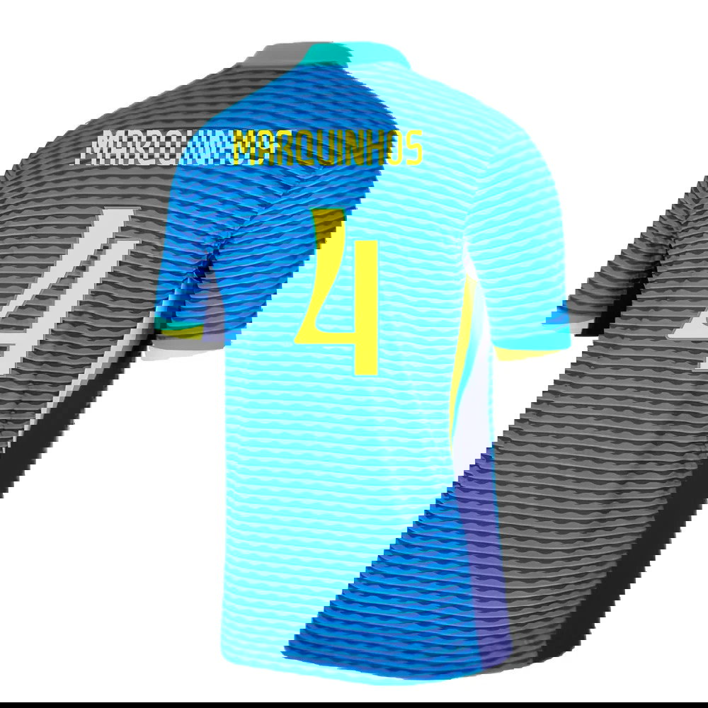 2024-2025 Brazil Away Dri-Fit ADV Match Shirt (Marquinhos 4)