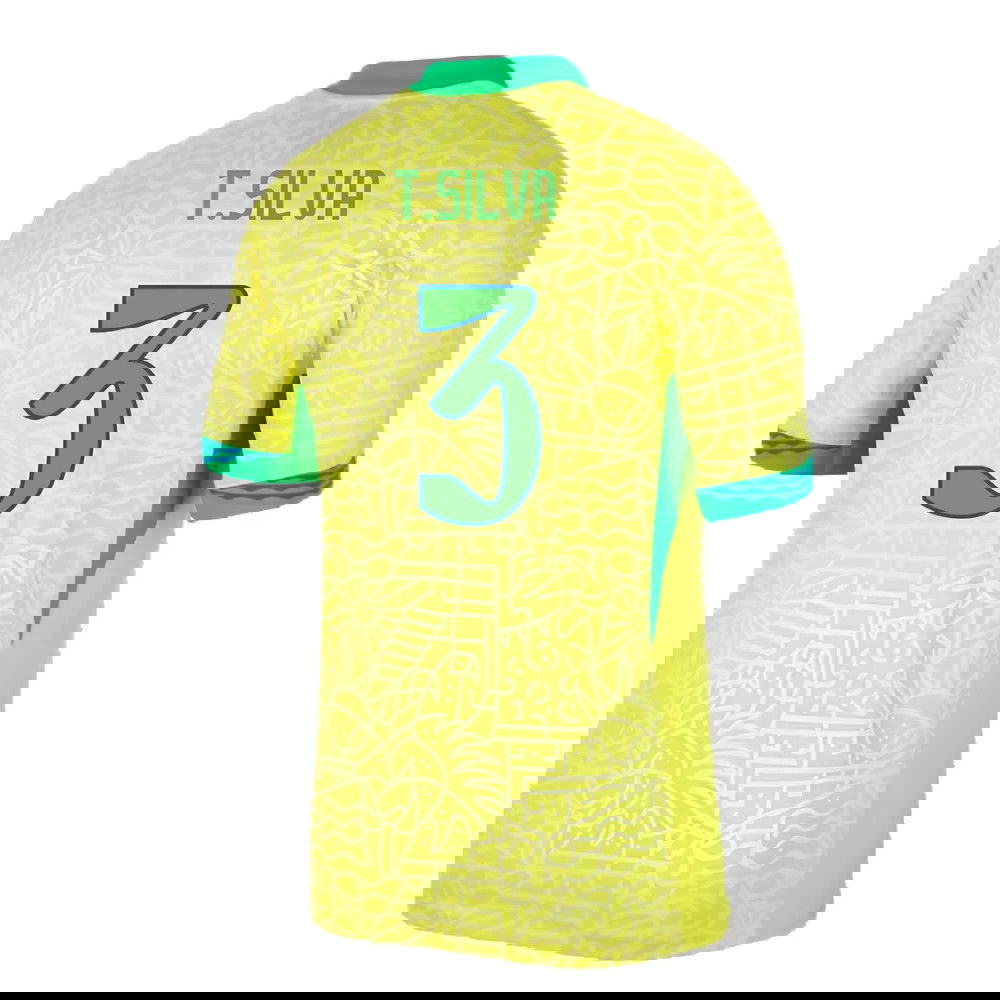 2024-2025 Brazil Home Shirt (T.Silva 3)