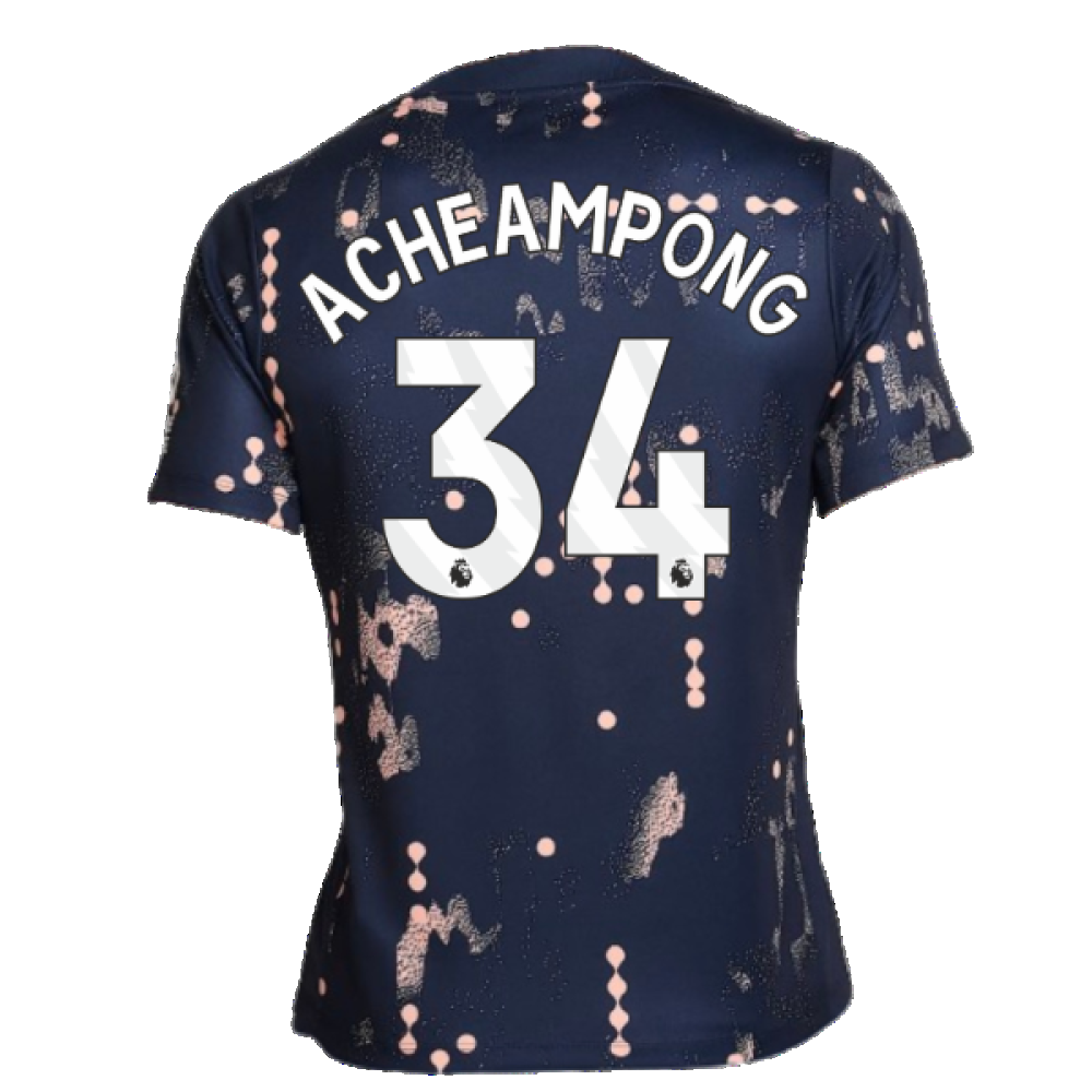 2024-2025 Chelsea Academy Pro Pre-Match Shirt (Obsidian) (Acheampong 34)