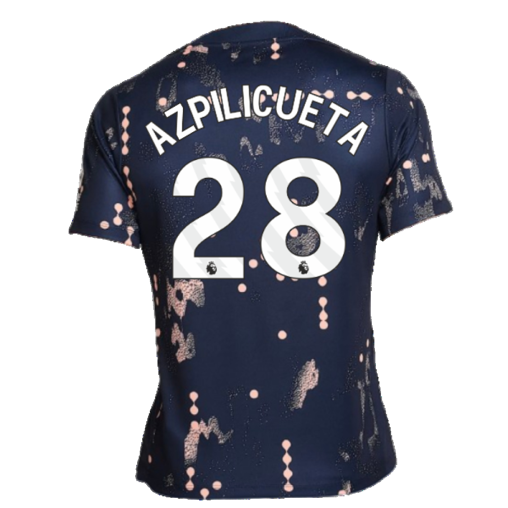 2024-2025 Chelsea Academy Pro Pre-Match Shirt (Obsidian) (Azpilicueta 28)