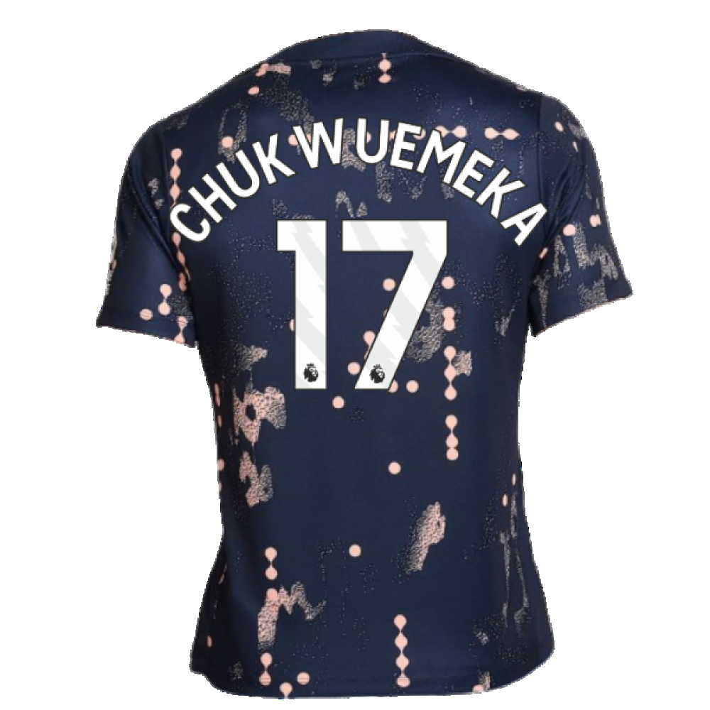 2024-2025 Chelsea Academy Pro Pre-Match Shirt (Obsidian) (Chukwuemeka 17)