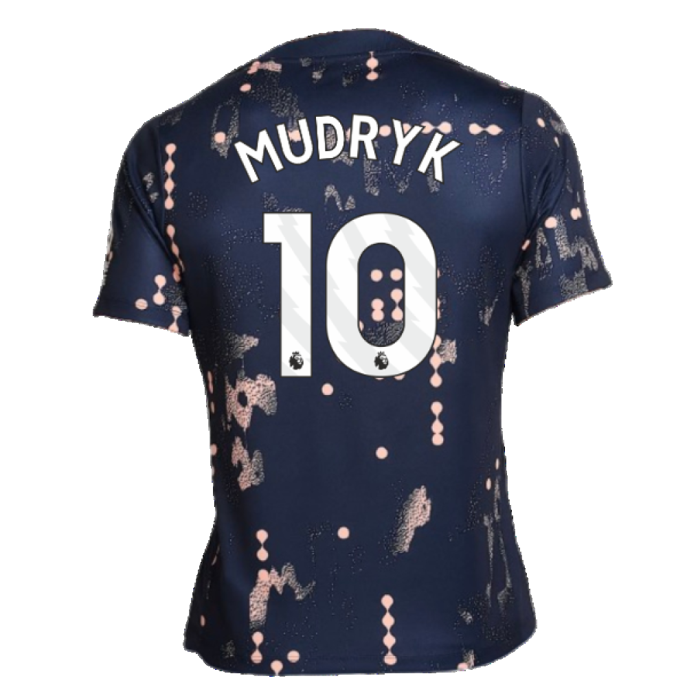 2024-2025 Chelsea Academy Pro Pre-Match Shirt (Obsidian) (Mudryk 10)
