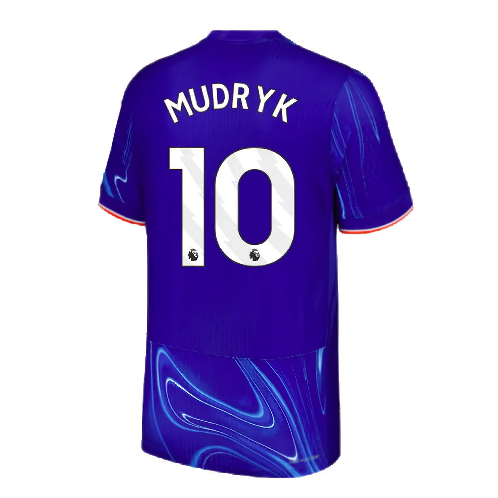 2024-2025 Chelsea Home Authentic Dri-Fit ADV Shirt (Mudryk 10)