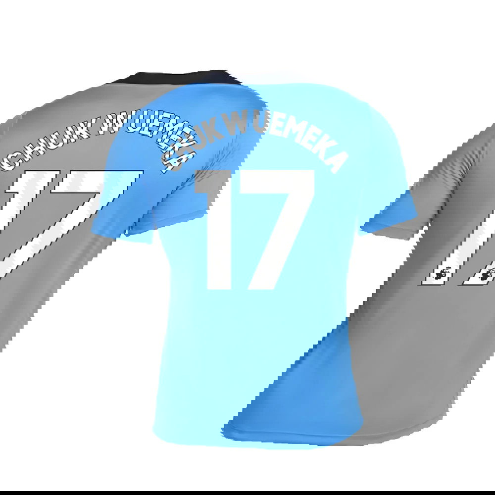 2024-2025 Chelsea Strike Dri-FIT Knit Shirt (Light Photo Blue) (Chukwuemeka 17)