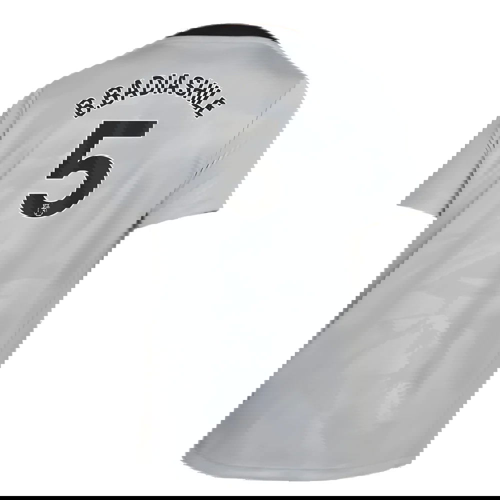 2024-2025 Chelsea Third Academy Pre-Match Shirt (Grey) - Kids (B.Badiashile 5)