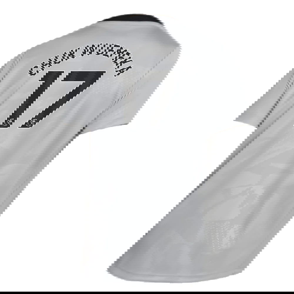 2024-2025 Chelsea Third Academy Pre-Match Shirt (Grey) - Kids (Chukwuemeka 17)