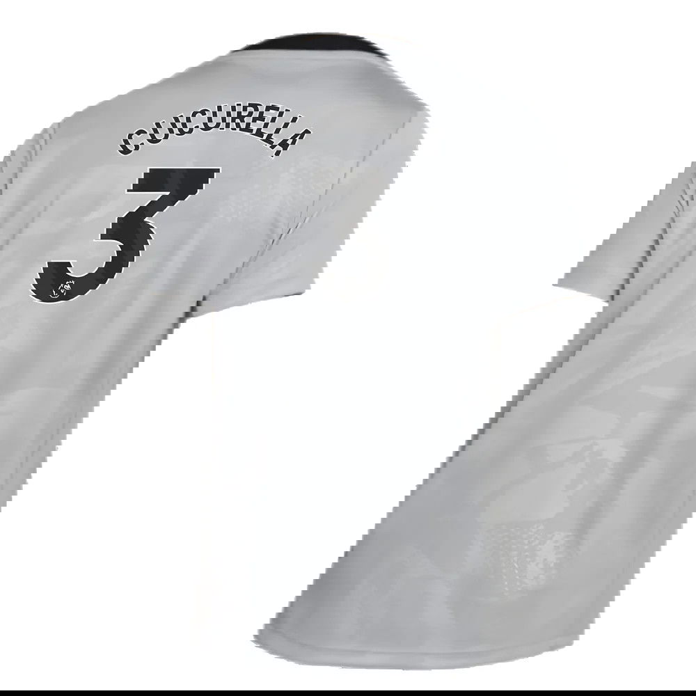 2024-2025 Chelsea Third Academy Pre-Match Shirt (Grey) - Kids (Cucurella 3)