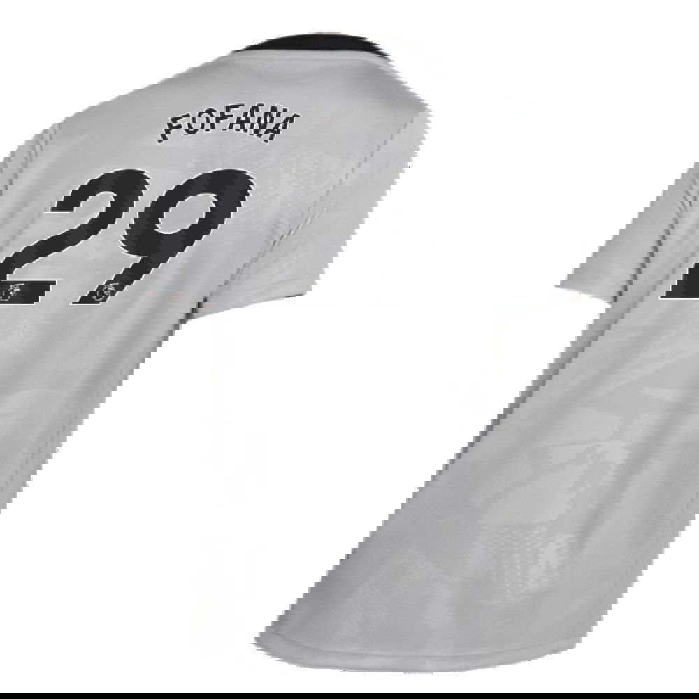 2024-2025 Chelsea Third Academy Pre-Match Shirt (Grey) - Kids (Fofana 29)