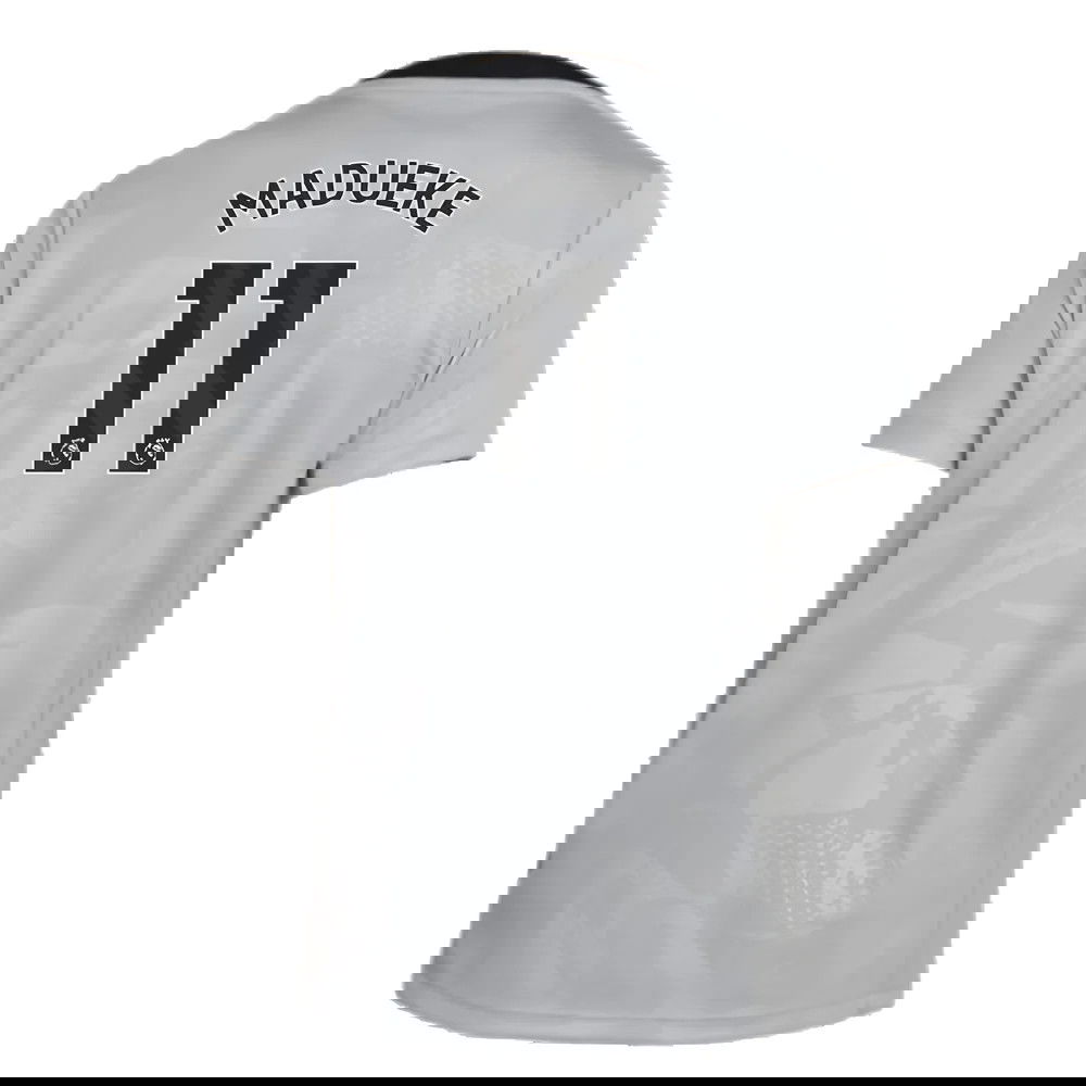 2024-2025 Chelsea Third Academy Pre-Match Shirt (Grey) - Kids (Madueke 11)