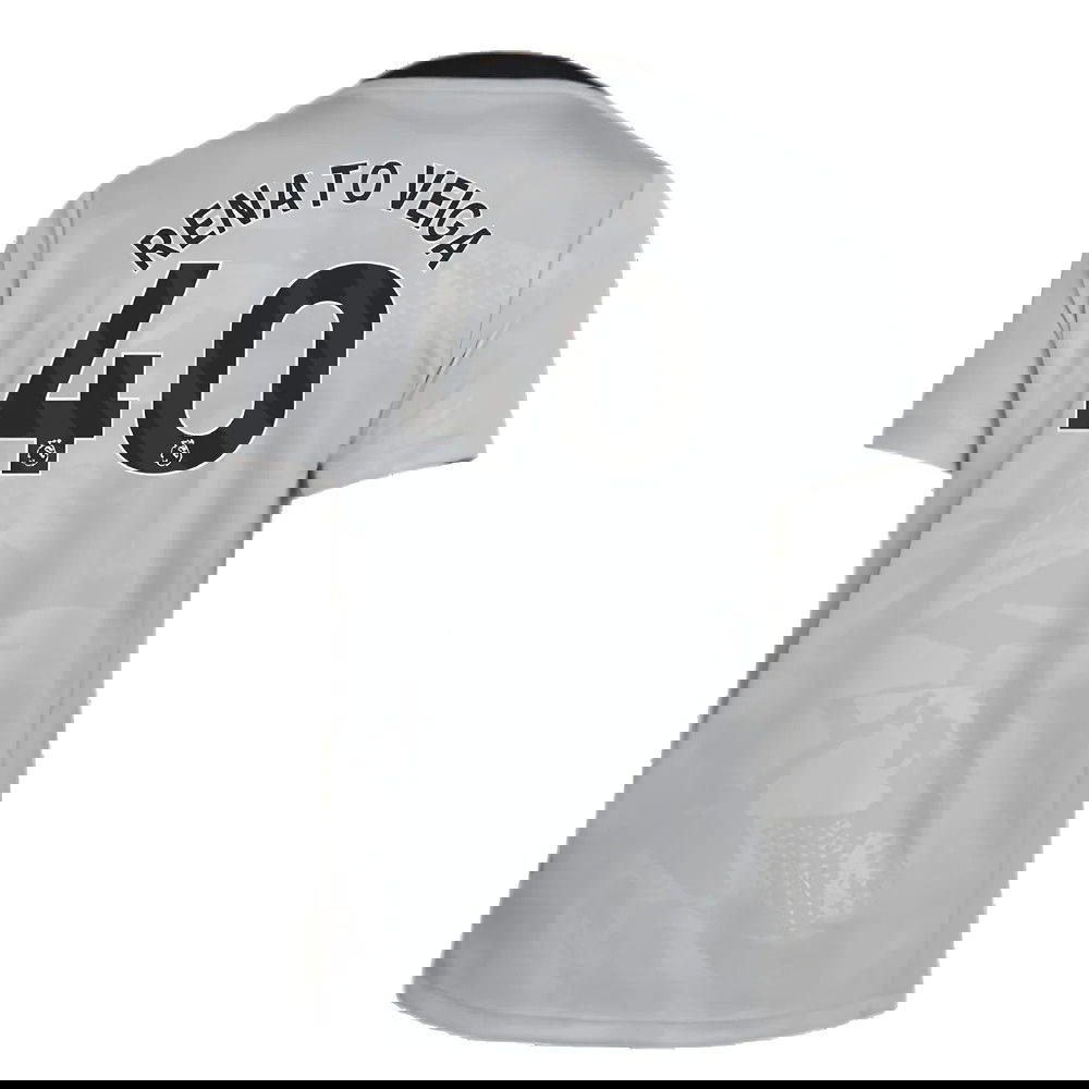 2024-2025 Chelsea Third Academy Pre-Match Shirt (Grey) - Kids (Renato Veiga 40)