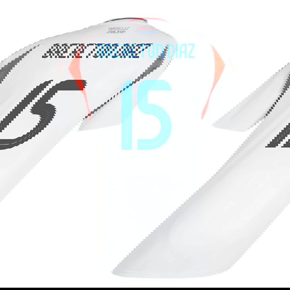 2024-2025 Chile Away Shirt (BRERETON DIAZ 15)