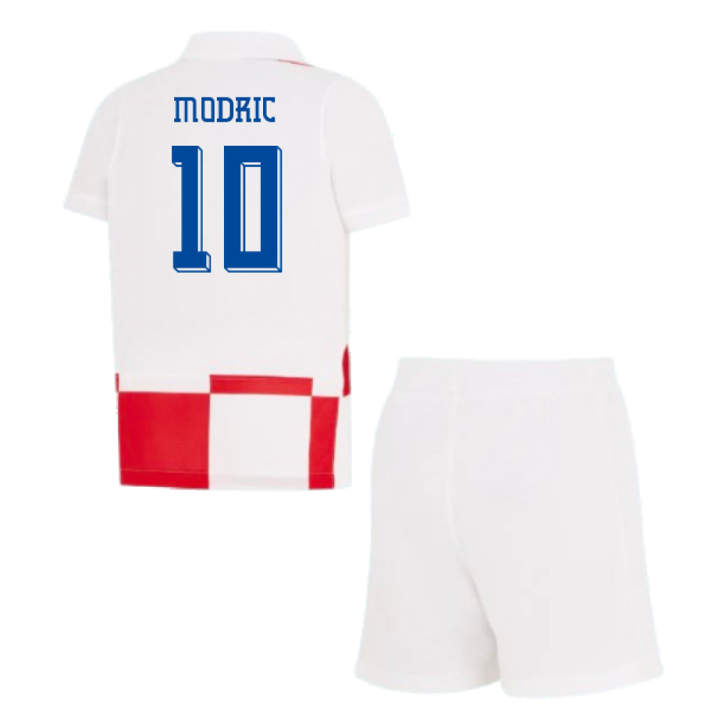 2024-2025 Croatia Home Mini Kit (Modric 10)