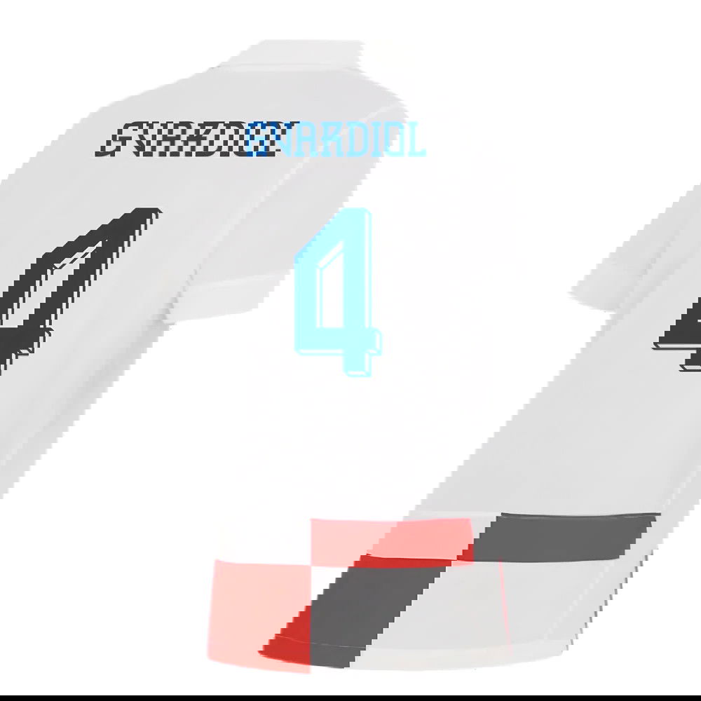 2024-2025 Croatia Home Shirt (Kids) (Gvardiol 4)