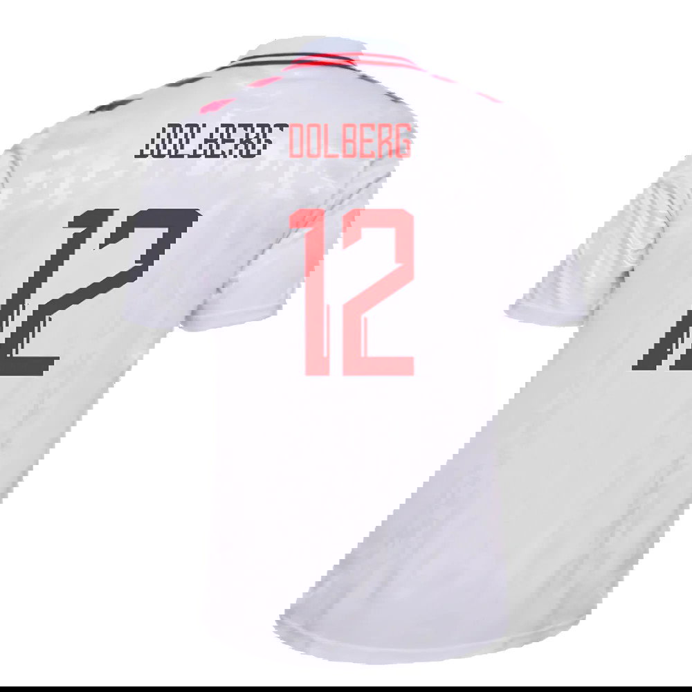2024-2025 Denmark Away Shirt (Dolberg 12)