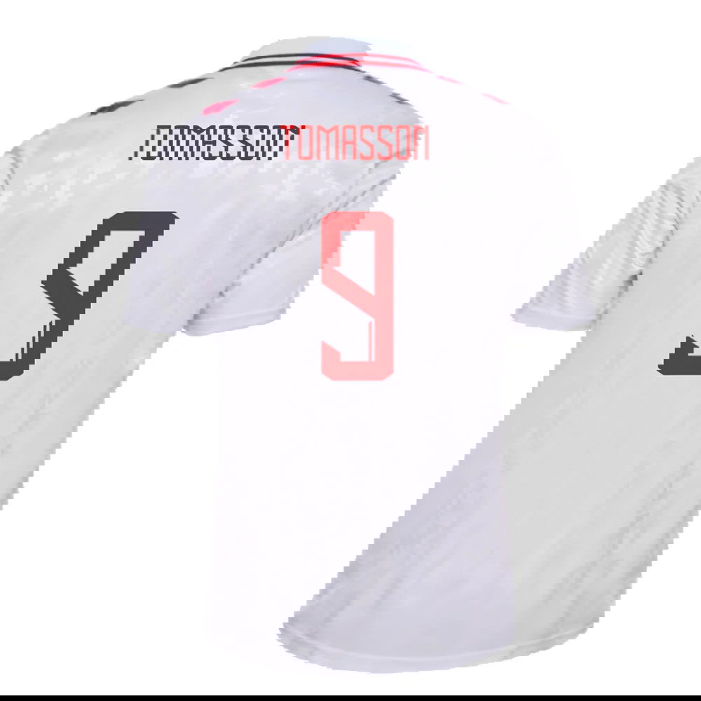 2024-2025 Denmark Away Shirt (Tomasson 9)