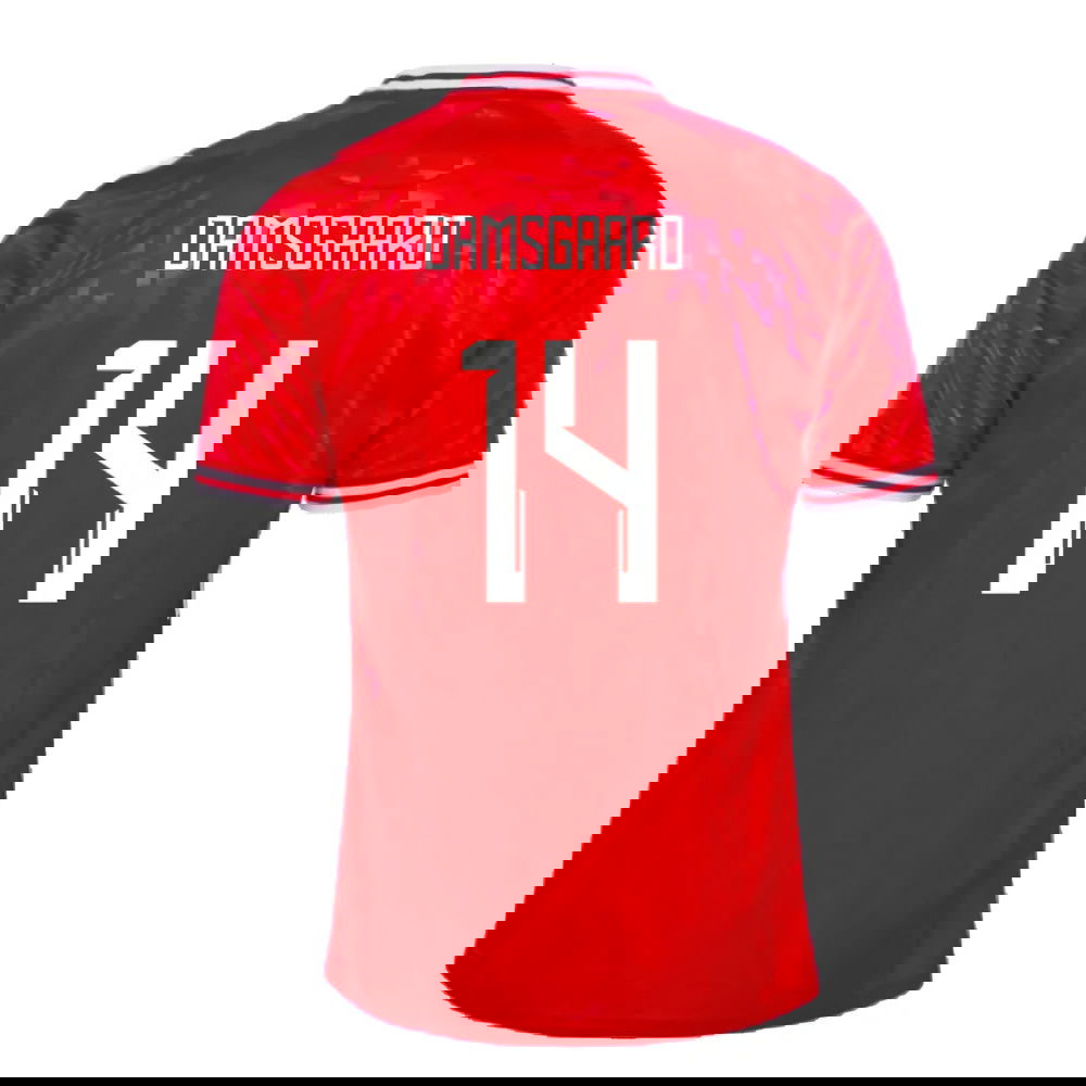 2024-2025 Denmark Home Shirt (Damsgaard 14)