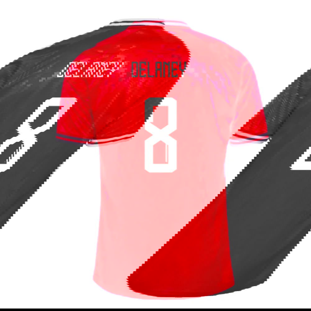 2024-2025 Denmark Home Shirt (Delaney 8)