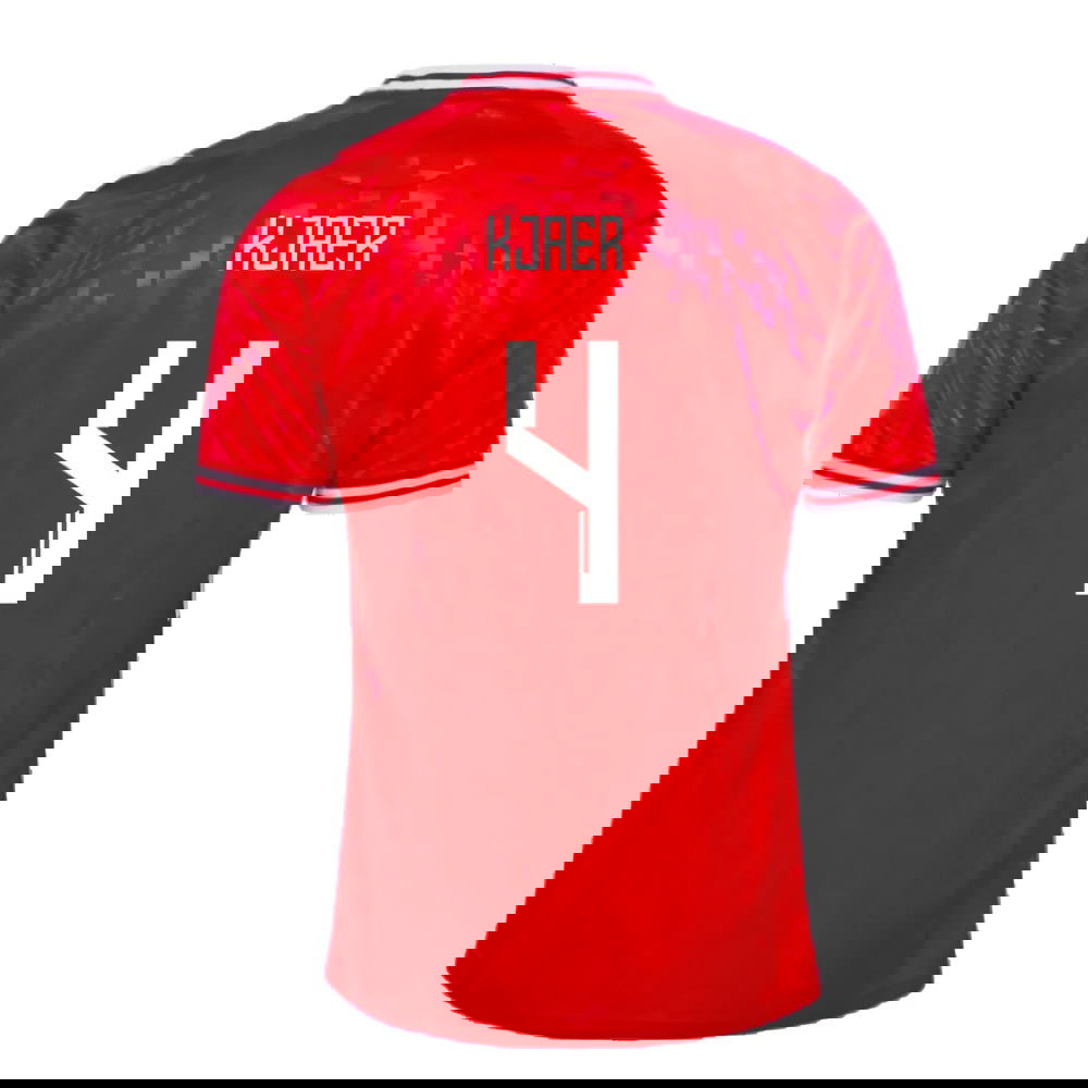 2024-2025 Denmark Home Shirt (Kjaer 4)