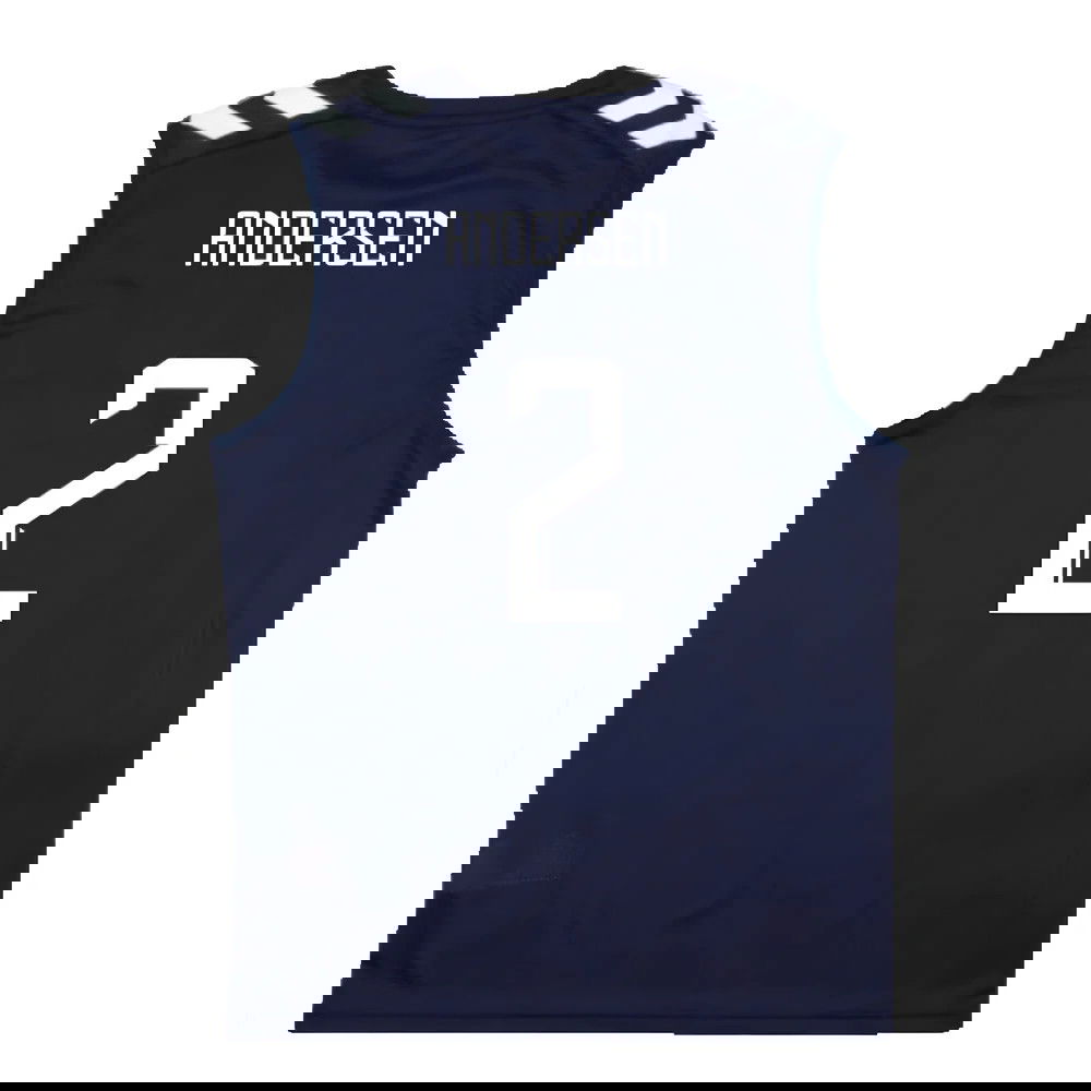 2024-2025 Denmark Sleeveless Training Jersey (Marine) (Andersen 2)