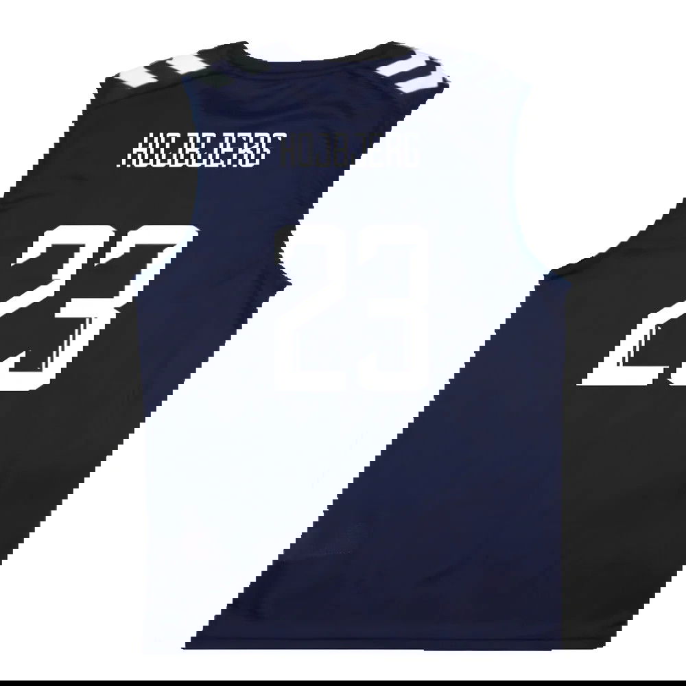 2024-2025 Denmark Sleeveless Training Jersey (Marine) (Hojbjerg 23)