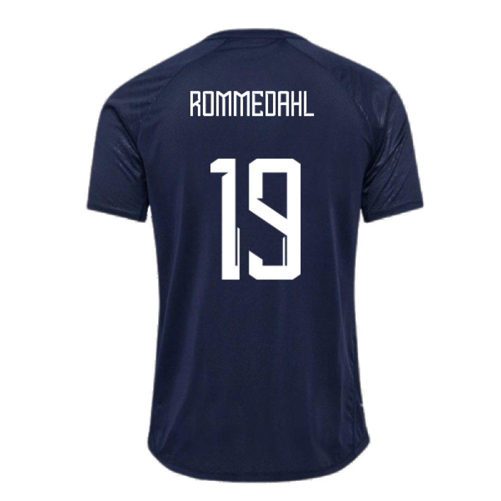2024-2025 Denmark Training Jersey (Marine) (Rommedahl 19)