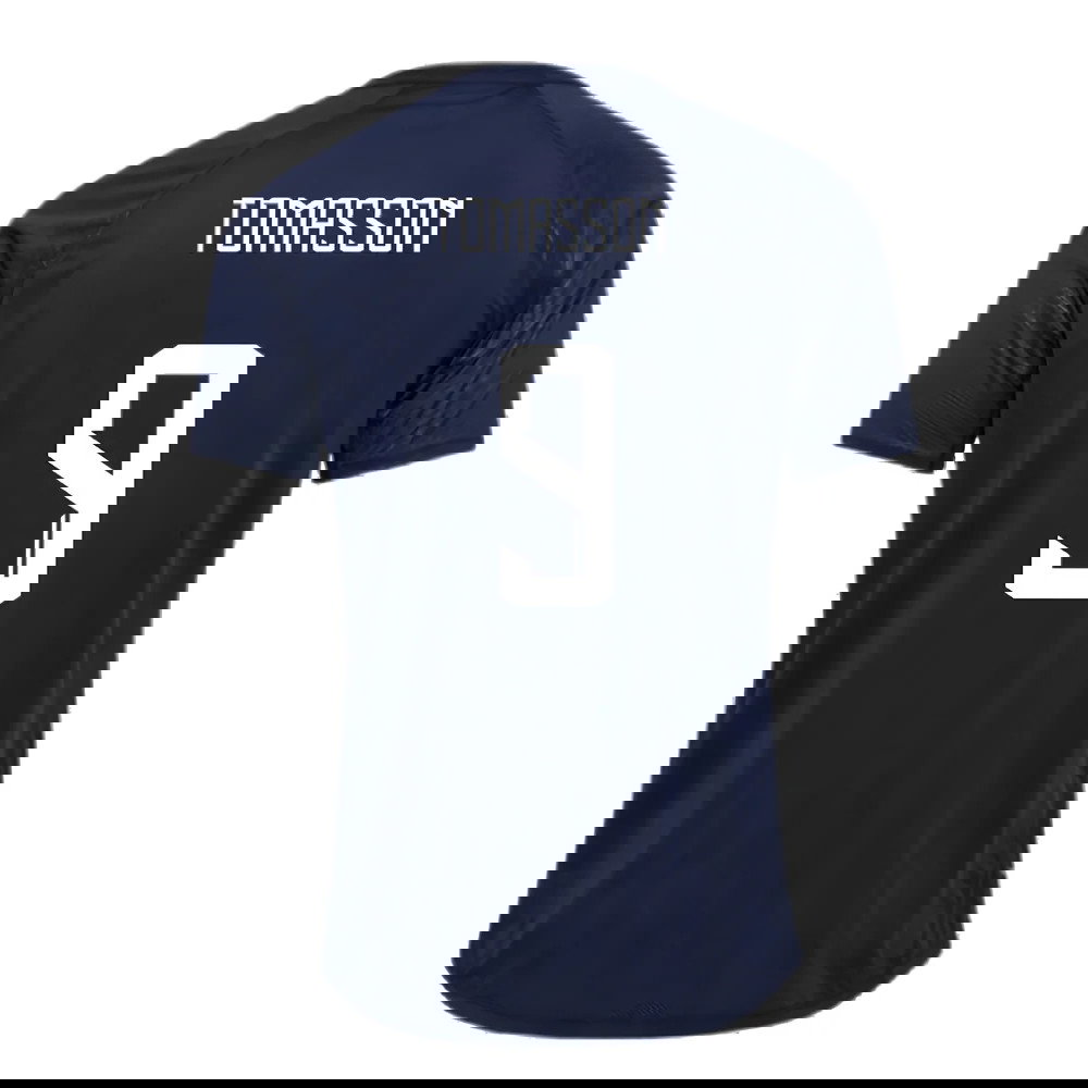 2024-2025 Denmark Training Jersey (Marine) (Tomasson 9)