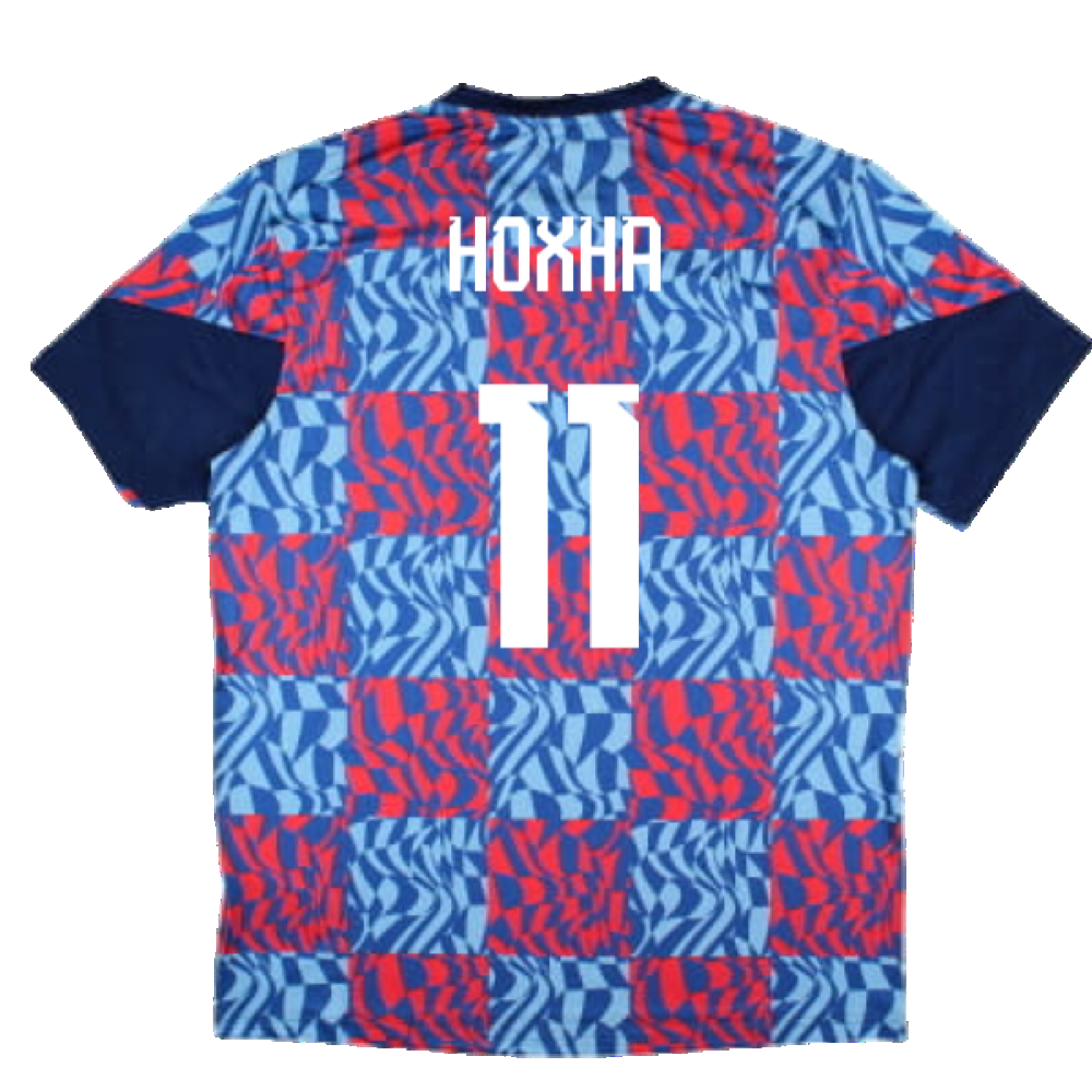 2024-2025 Dinamo Zagreb Matchday Tee (Blue) (Hoxha 11)