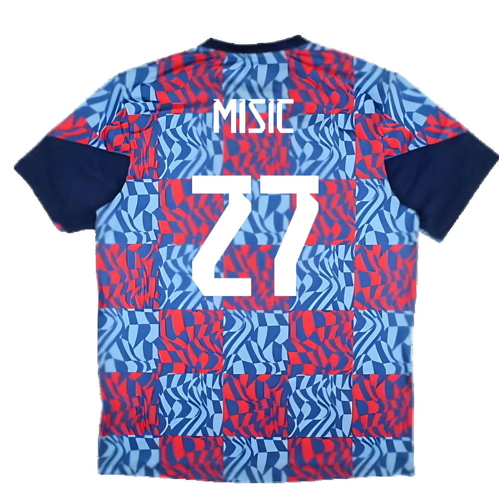 2024-2025 Dinamo Zagreb Matchday Tee (Blue) (Misic 27)