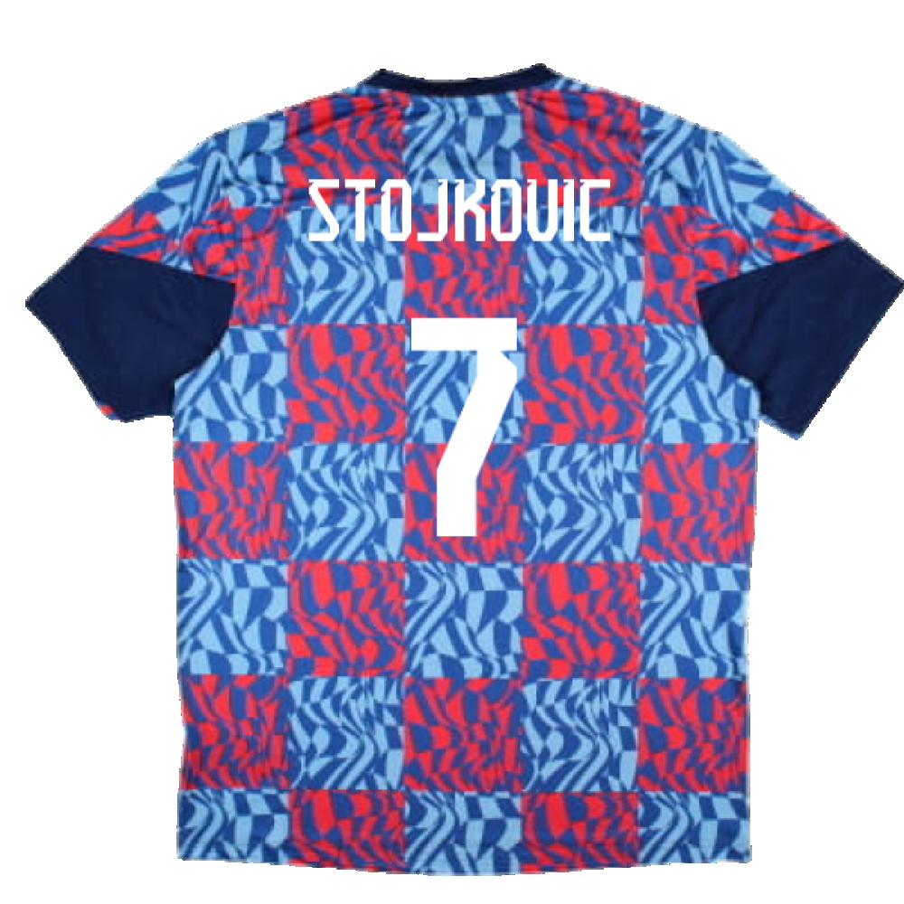 2024-2025 Dinamo Zagreb Matchday Tee (Blue) (Stojkovic 7)