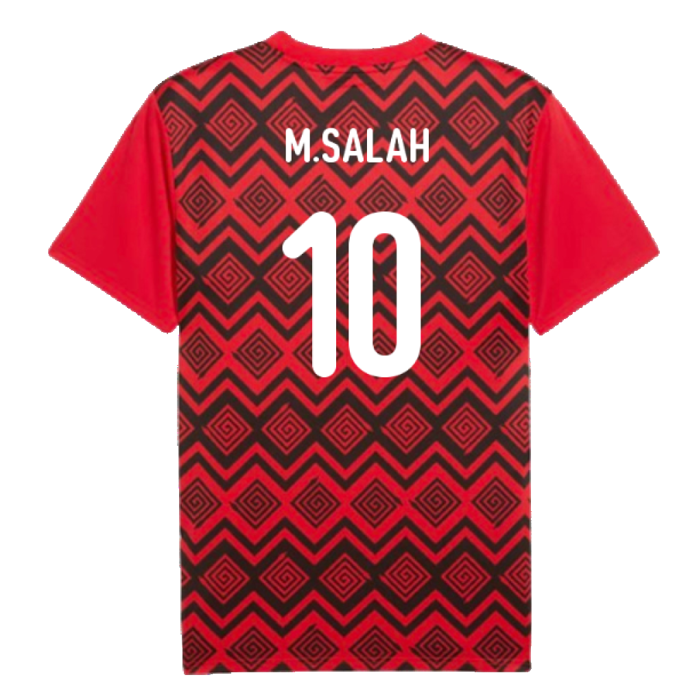 2024-2025 Egypt Prematch SS Jersey (Red) (M.Salah 10)