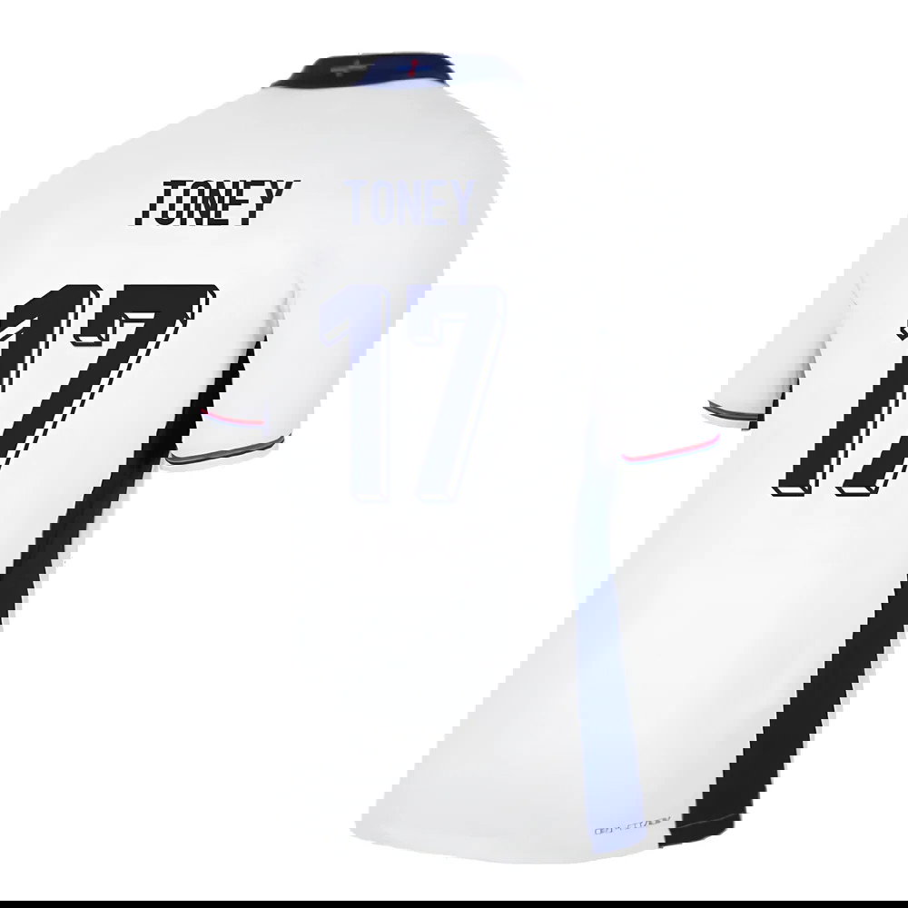 2024-2025 England Home Match Dri-Fit ADV Authentic Shirt (Toney 17)