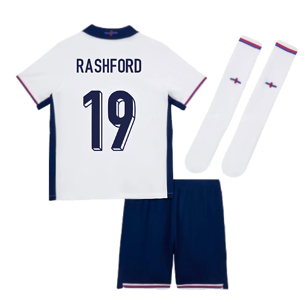 2024-2025 England Home Mini Kit (Rashford 19)