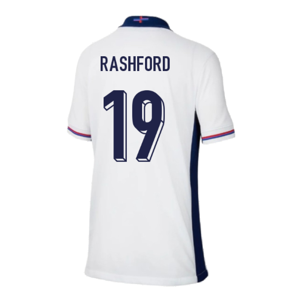 2024-2025 England Home Shirt (Kids) (Rashford 19)