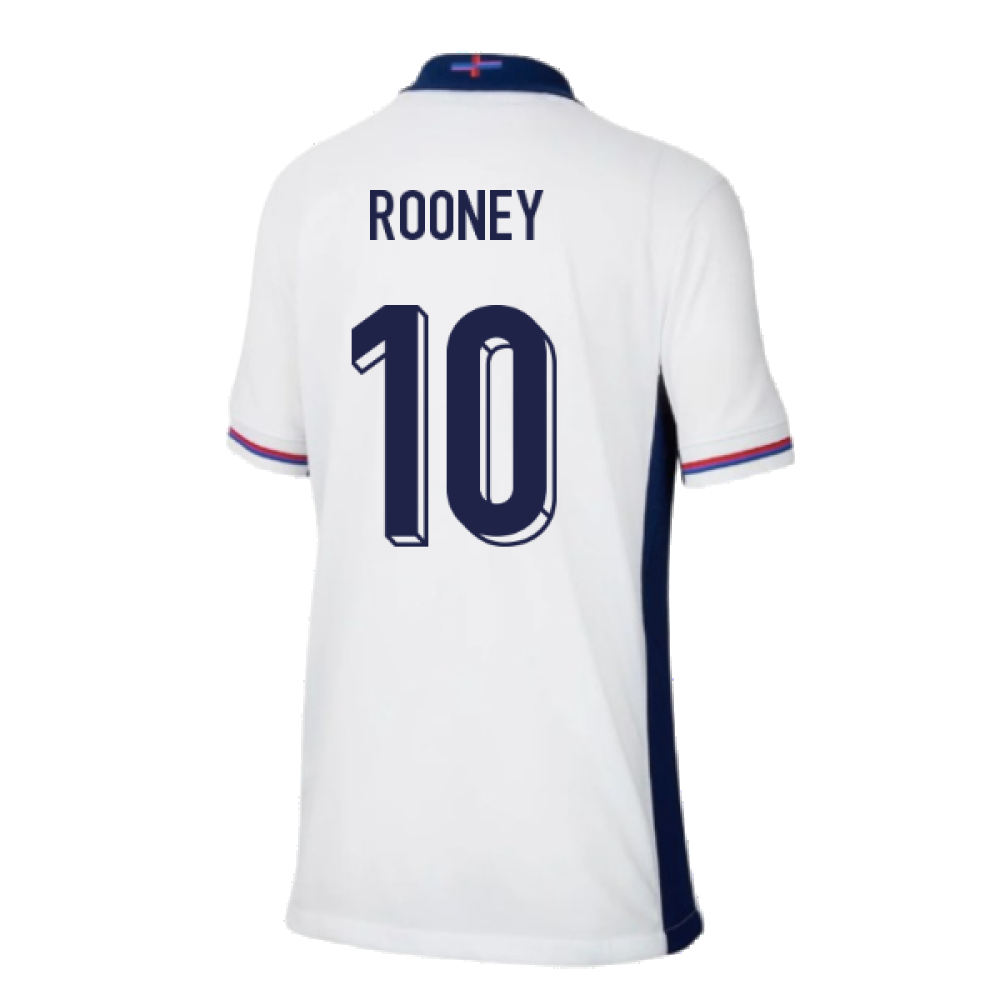 2024-2025 England Home Shirt (Kids) (Rooney 10)