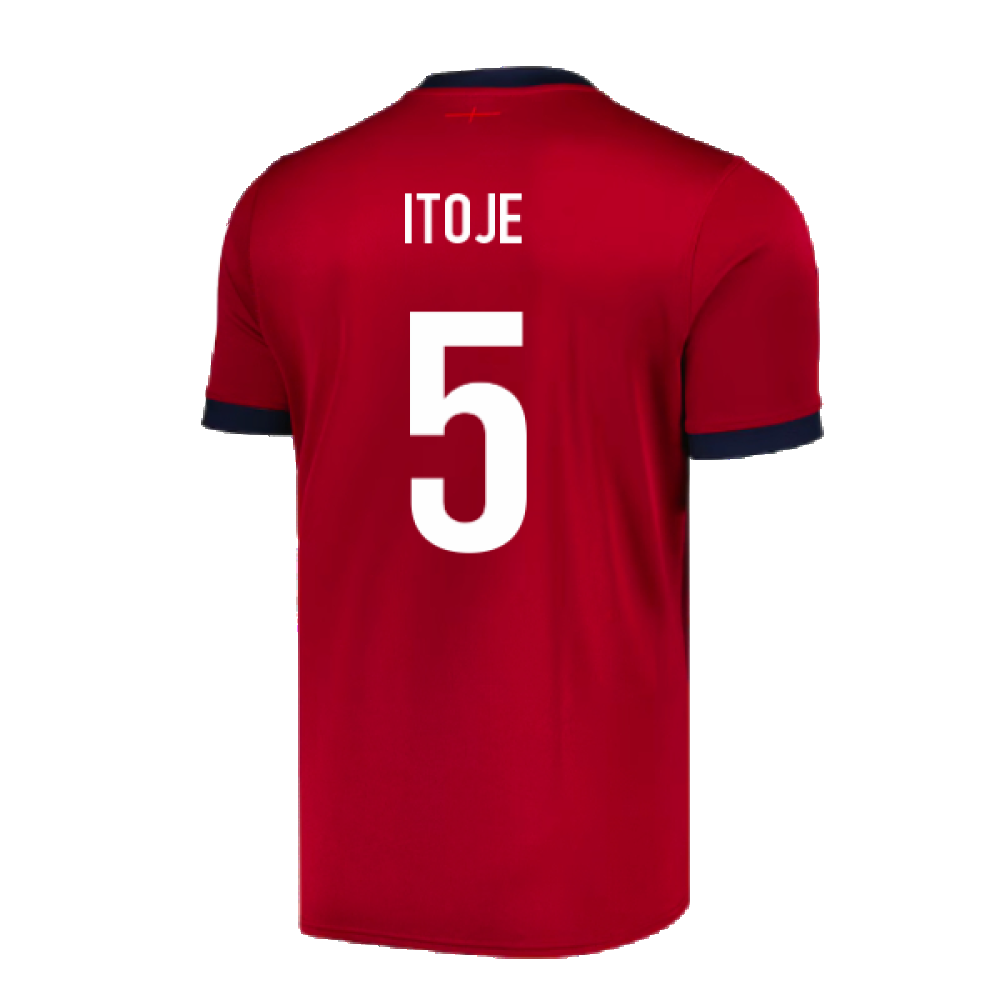 2024-2025 England Rugby Alternate Replica Jersey (Itoje 5)