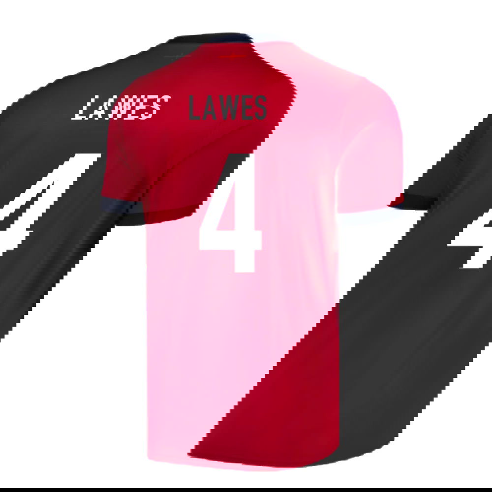 2024-2025 England Rugby Alternate Replica Jersey (Lawes 4)