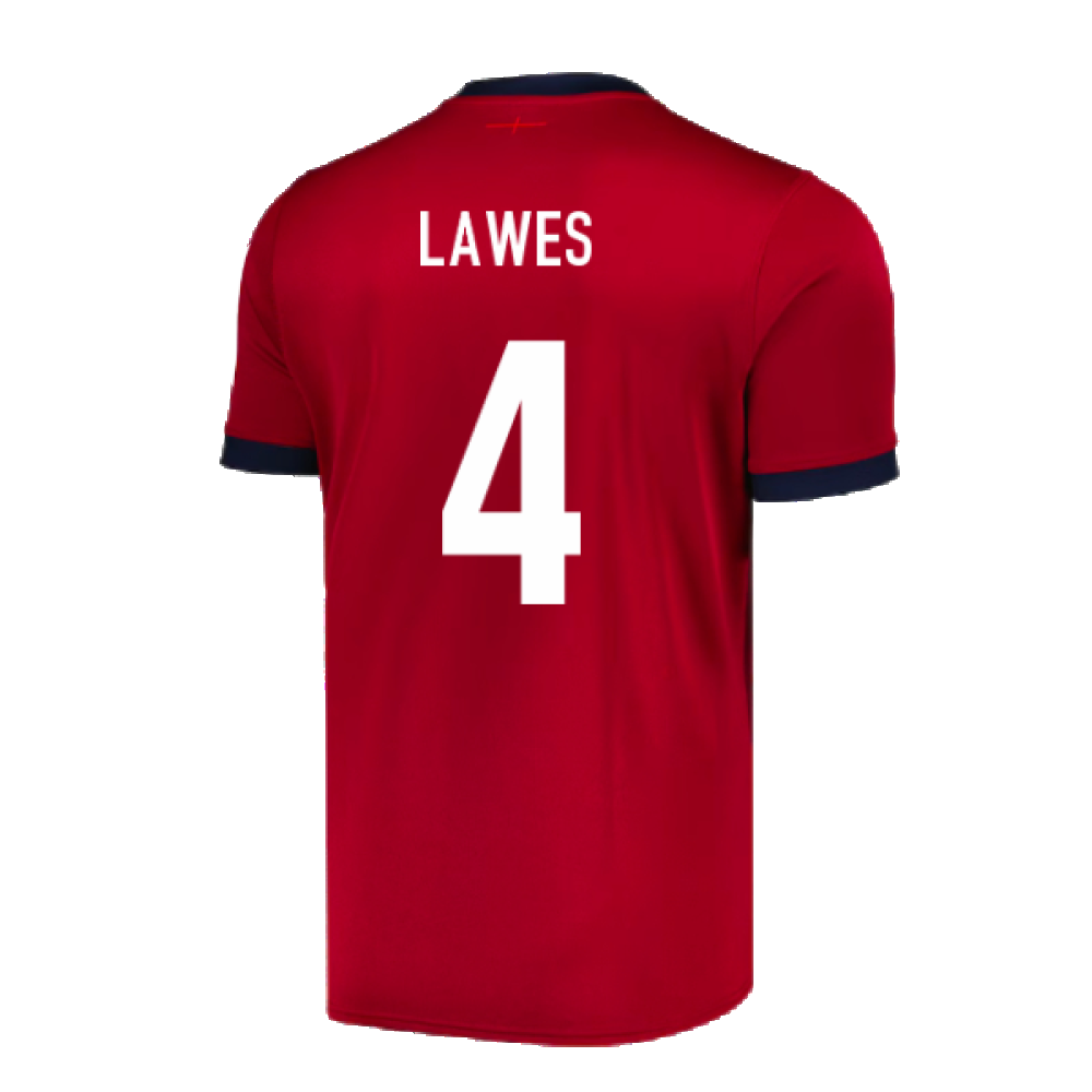 2024-2025 England Rugby Alternate Replica Jersey (Lawes 4)