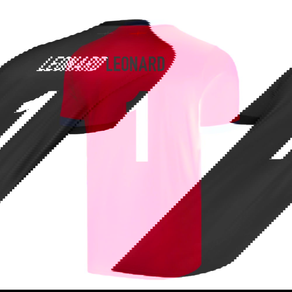 2024-2025 England Rugby Alternate Replica Jersey (Leonard 1)