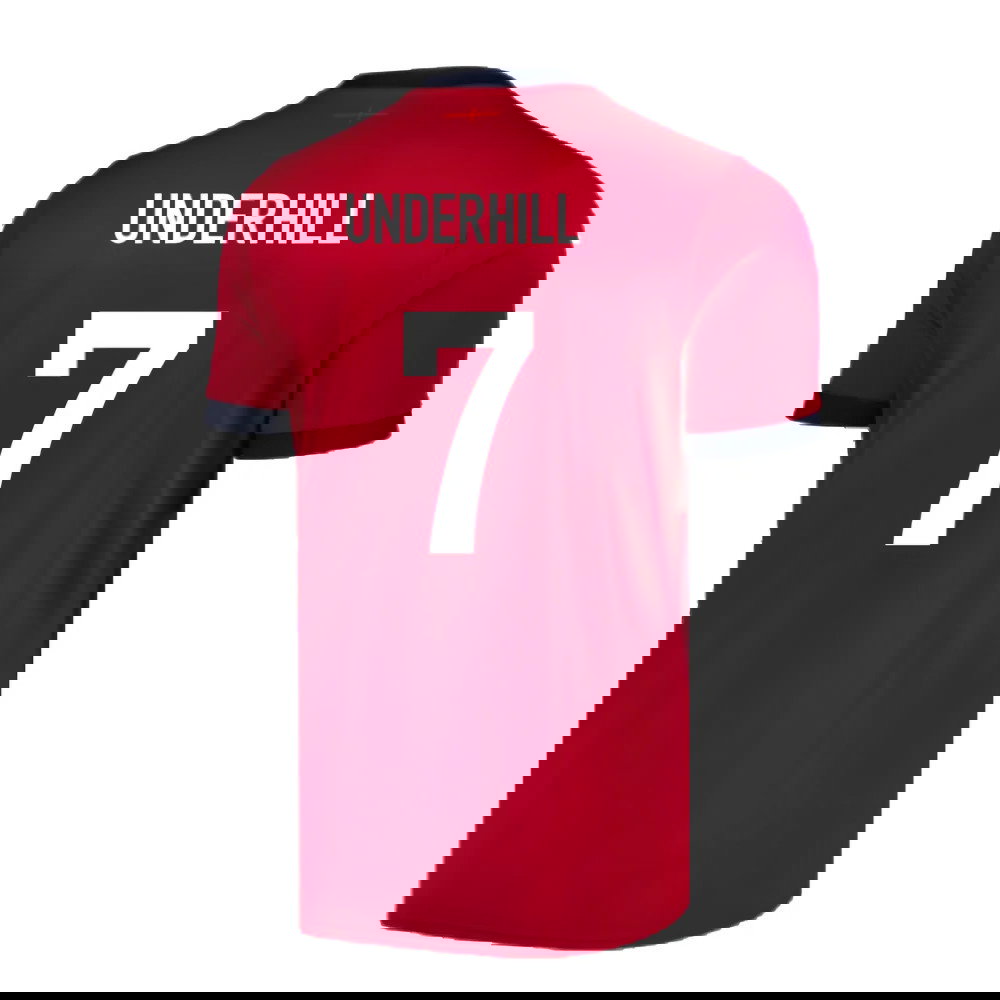 2024-2025 England Rugby Alternate Replica Jersey (Underhill 7)