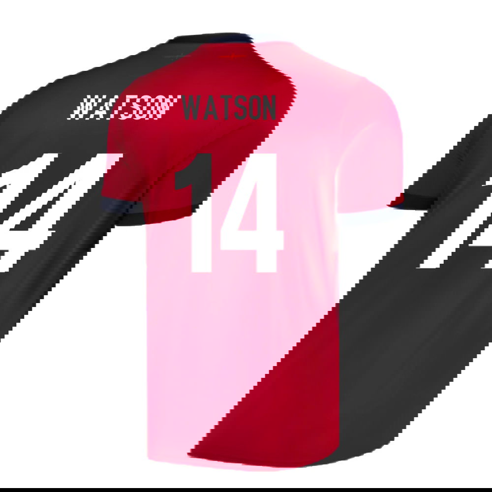 2024-2025 England Rugby Alternate Replica Jersey (Watson 14)