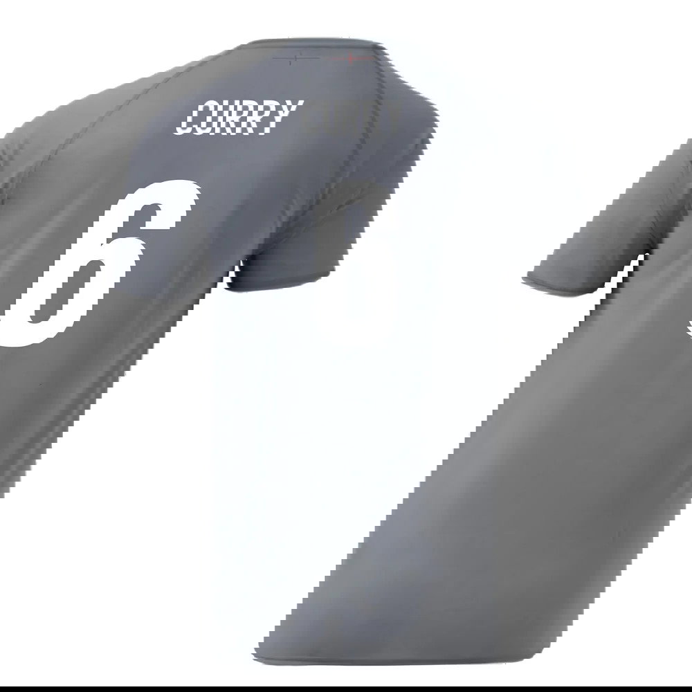 2024-2025 England Rugby Relaxed O2 Training Jersey (Grey) (Curry 6)
