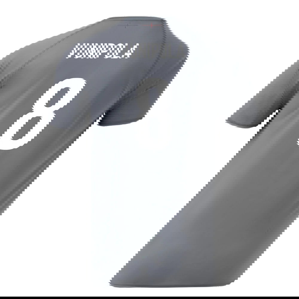 2024-2025 England Rugby Relaxed O2 Training Jersey (Grey) (Vunipola 8)