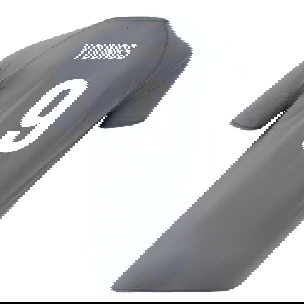 2024-2025 England Rugby Relaxed O2 Training Jersey (Grey) (Youngs 9)