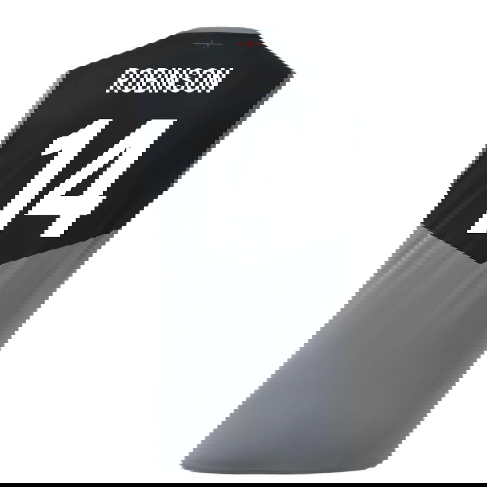 2024-2025 England Rugby Sleeveless Jersey O2 (Grey) (Robinson 14)