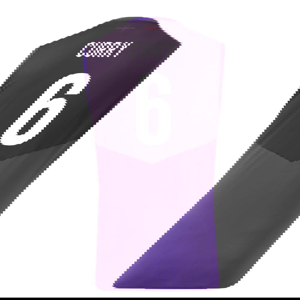 2024-2025 England Rugby Sleeveless Jersey (Violet) - Kids (Curry 6)