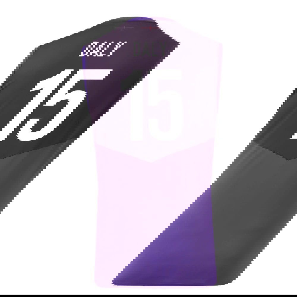 2024-2025 England Rugby Sleeveless Jersey (Violet) - Kids (Daly 15)